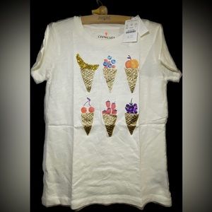 J. Crew Crewcuts summer cones graphic T shirt